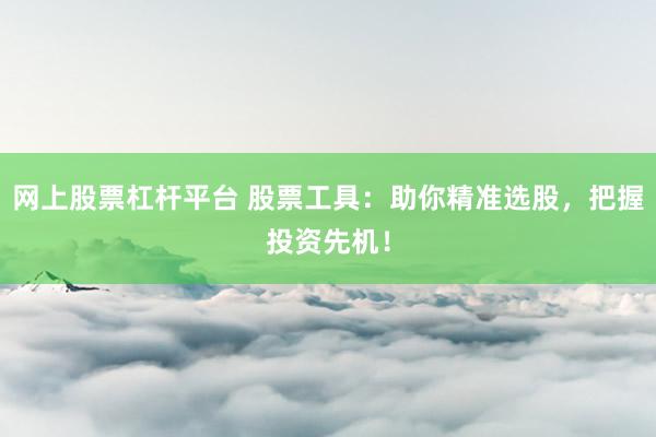 網上股票杠桿平臺 股票工具：助你精準選股，把握投資先機！